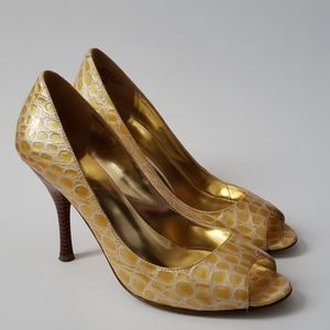 Enzo Anglioni Animal Print Pumps